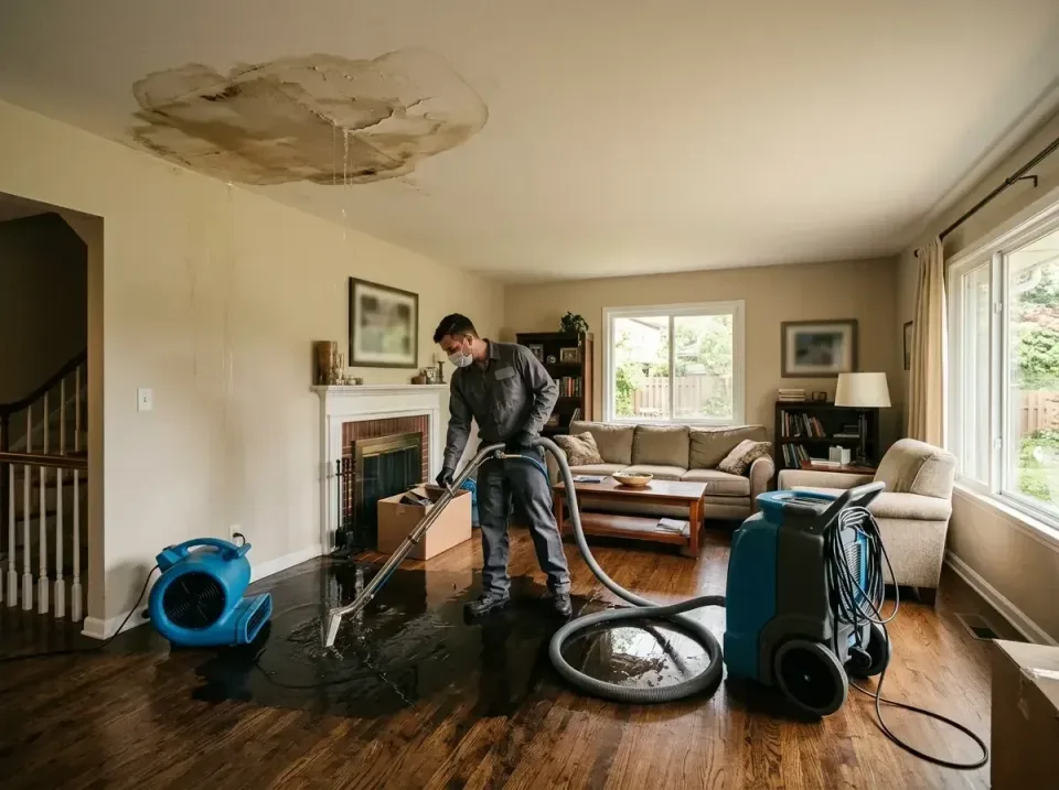 attic-pipe-burst-ceiling-drip-008 — frequently asked questions, Water Damage Restoration & Carpet Care in Fountain Inn, SC